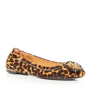 Tory Burch Leopard Pattern Loafers